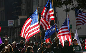 Veterans' Day : New York :  Photos : Richard Moore : Photographer